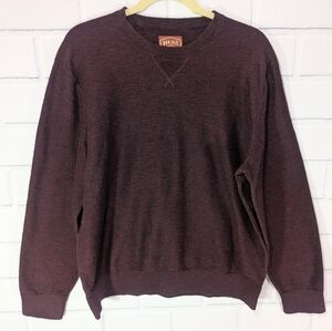 Red Ale Burgundy Crew Neck Sweater XL SHORT